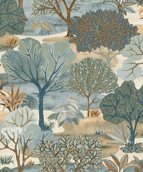 Noordwand Allure AL26252 Blauw - Groen Behang