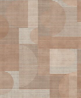 Noordwand Allure AL26282 Bruin - Grijs Behang