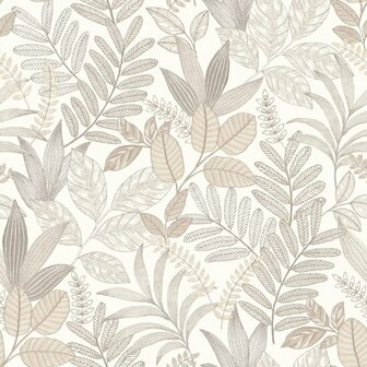 Noordwand Allure AL26290 Grijs - Beige Behang
