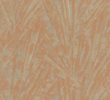 Noordwand Holistique 33707 Oranje - Metallic Behang