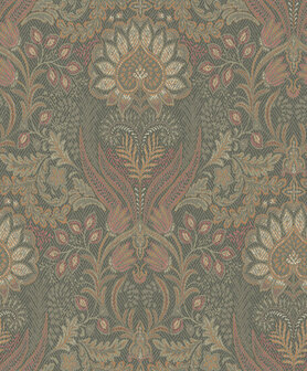 Dutch First Class Khalili 99410 Orange Behang