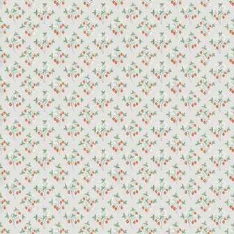 Dutch First Class Midbec Rosenlycka Beige/rood FC43123 Behang