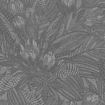 Dutch First Class Alchemy Charcoal 65822 Behang