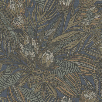 Dutch First Class Alchemy Navy 65823 Behang