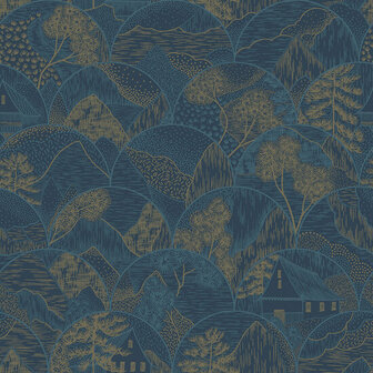 Dutch First Class Alchemy Navy 65880 Behang