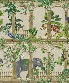 Dutch First Class Casading Gardens Beige 89091352 Behang
