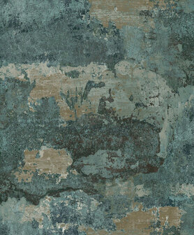 Dutch First Class Casading Gardens Teal 89091420 Behang