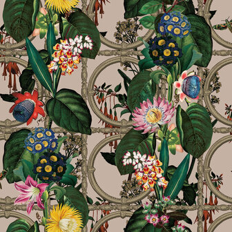 Dutch First Class Casading Gardens Pink 89091430 Behang