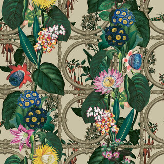 Dutch First Class Casading Gardens Beige 89091431 Behang