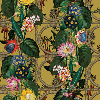 Dutch First Class Casading Gardens Ochre 89091433 Behang