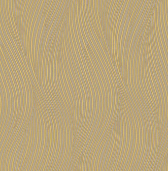 Dutch First Class Thom beige/goud TH9603 Behang