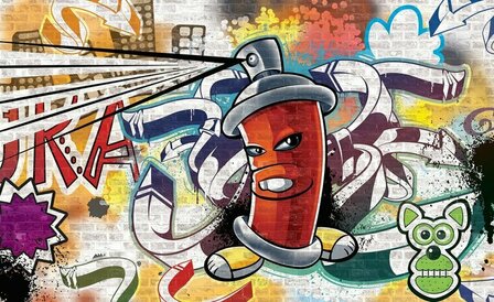 FBK Graffiti Fotobehang 1395 Behang
