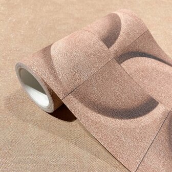 Noordwand Shades Iconic Behangrand 34471 Roze Behang