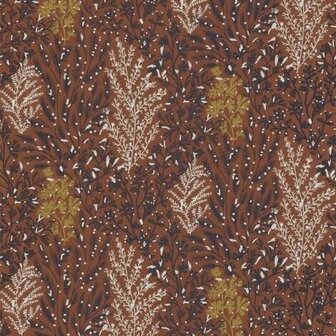Casamance Blossom 74350426 - Rood Behang