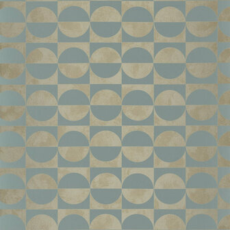 Casamance Delta 74591222 - Groen Behang