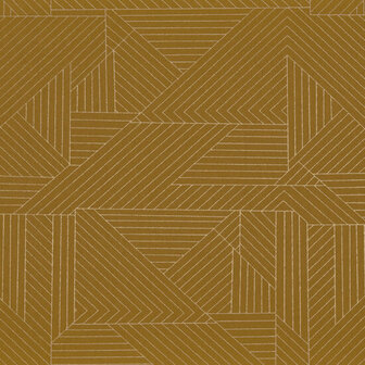 Casamance Delta 74621936 - Geel Behang