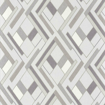 Casamance Delta 74632140 - Wit Behang