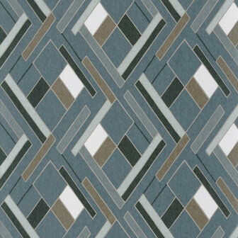 Casamance Delta 74632344 - Groen Behang