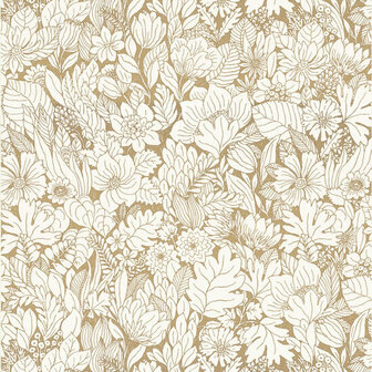 Casamance Ete Indien 75111732 - Beige Behang
