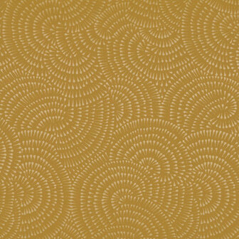 Casamance Ete Indien 75122248 - Geel Behang