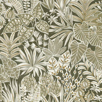 Casamance Golfe Du Bengale 75950814 - Groen Behang