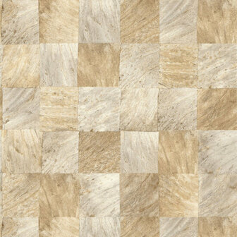 Casamance Karabane 75173162 - Wit / Beige Behang