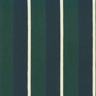 Casamance La Chaux 76040508 - Groen / Blauw Behang