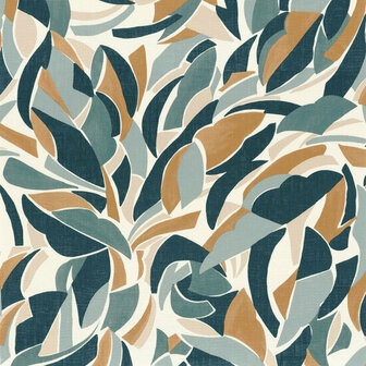 Casamance L&#039;Atelier 75553670 - Wit / Blauw Behang