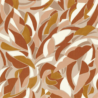 Casamance L&#039;Atelier 75553976 - Bruin / Oranje Behang