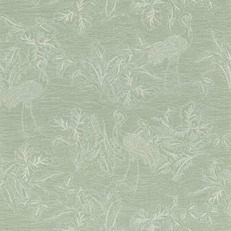 Casamance L&#039;&Icirc;le Aux Oiseaux 75891426 - Groen / Blauw Behang