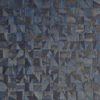 Casamance Mansour 74400854 - Blauw Behang