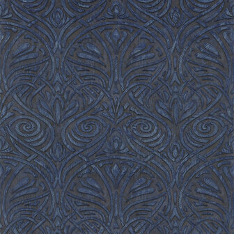 Casamance Mansour 74410630 - Blauw Behang