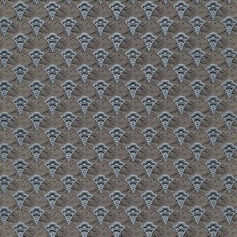 Casamance Mirage 75251222 - Blauw / Grijs Behang