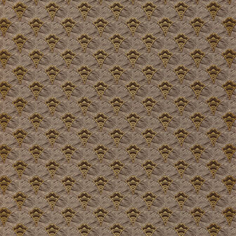 Casamance Mirage 75254282 - Oranje / Bruin Behang