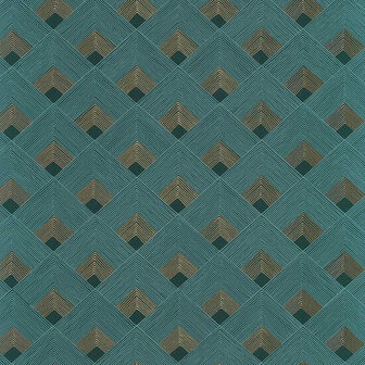 Casamance Misura 74470926 - Groen Behang