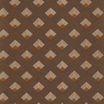 Casamance Misura 74471130 - Bruin Behang