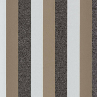 Casamance Misura 74491742 - Bruin / Wit Behang