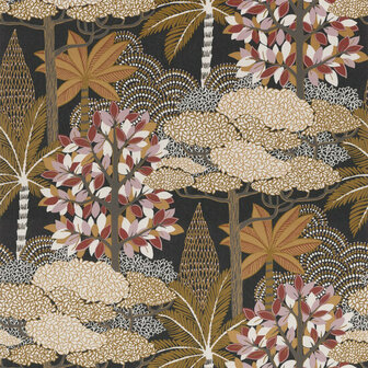 Casamance Nuit D&#039;Orient 75380304 - Grijs / Roze Behang
