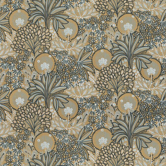 Casamance Nuit D&#039;Orient 75390916 - Bruin Behang