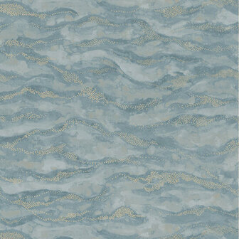 Casamance Nuit D&#039;Orient 75401732 - Blauw Behang