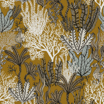 Casamance Orphee 74700304 - Geel Behang