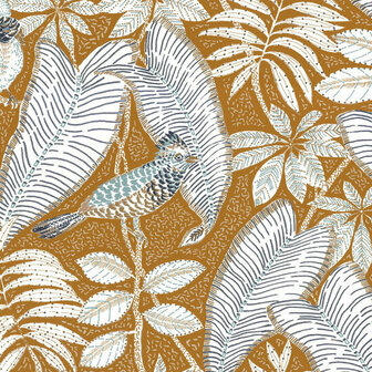 Casamance Orphee 74752454 - Geel Behang