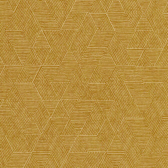 Casamance Printemps Viennois 74812054 - Geel Behang