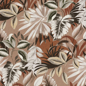 Casamance Rio Madeira 74260456 - Rood Behang