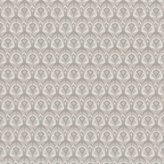 Casamance Select 6 A74000198 - Beige / Wit Behang