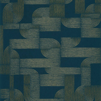 Casamance Select 8 A75701834 - Blauw Behang