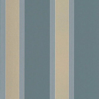 Casamance Square Jasmin 75712140 - Blauw / Geel Behang