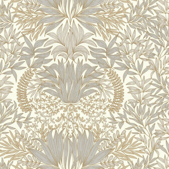 Casamance Square Jasmin 75733160 - Wit Behang