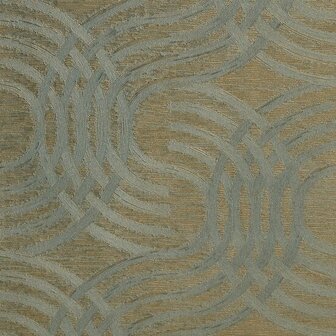 Casamance M&eacute;tal 75792548 - Groen Behang