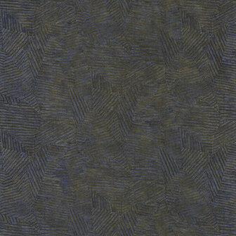Casamance Textures V&eacute;g&eacute;tal B74090772 - Blauw Behang